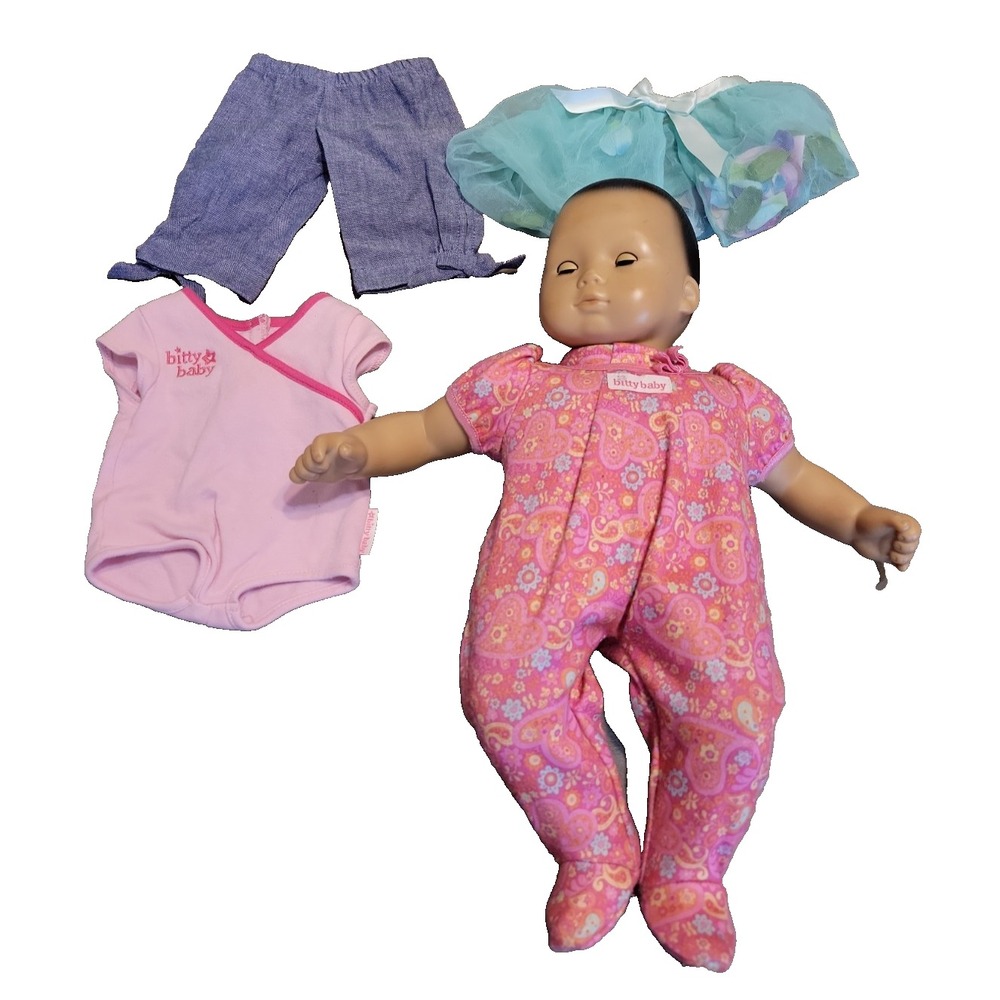 American Girl Bitty Baby Doll w/ extra clothes 2011